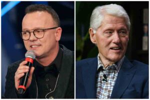 Gigi D'Alessio e Bill Clinton