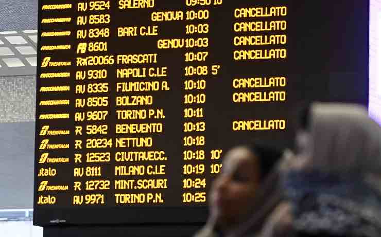 Sciopero treni quanti disagi